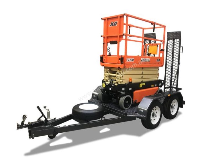 Scissor Lift 19ft JLG 1932R On Trailer Redi2Hire