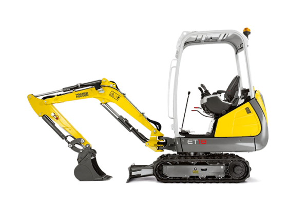 Wacker Neuson ET18 VDS Mini Excavator on 3t Trailer
