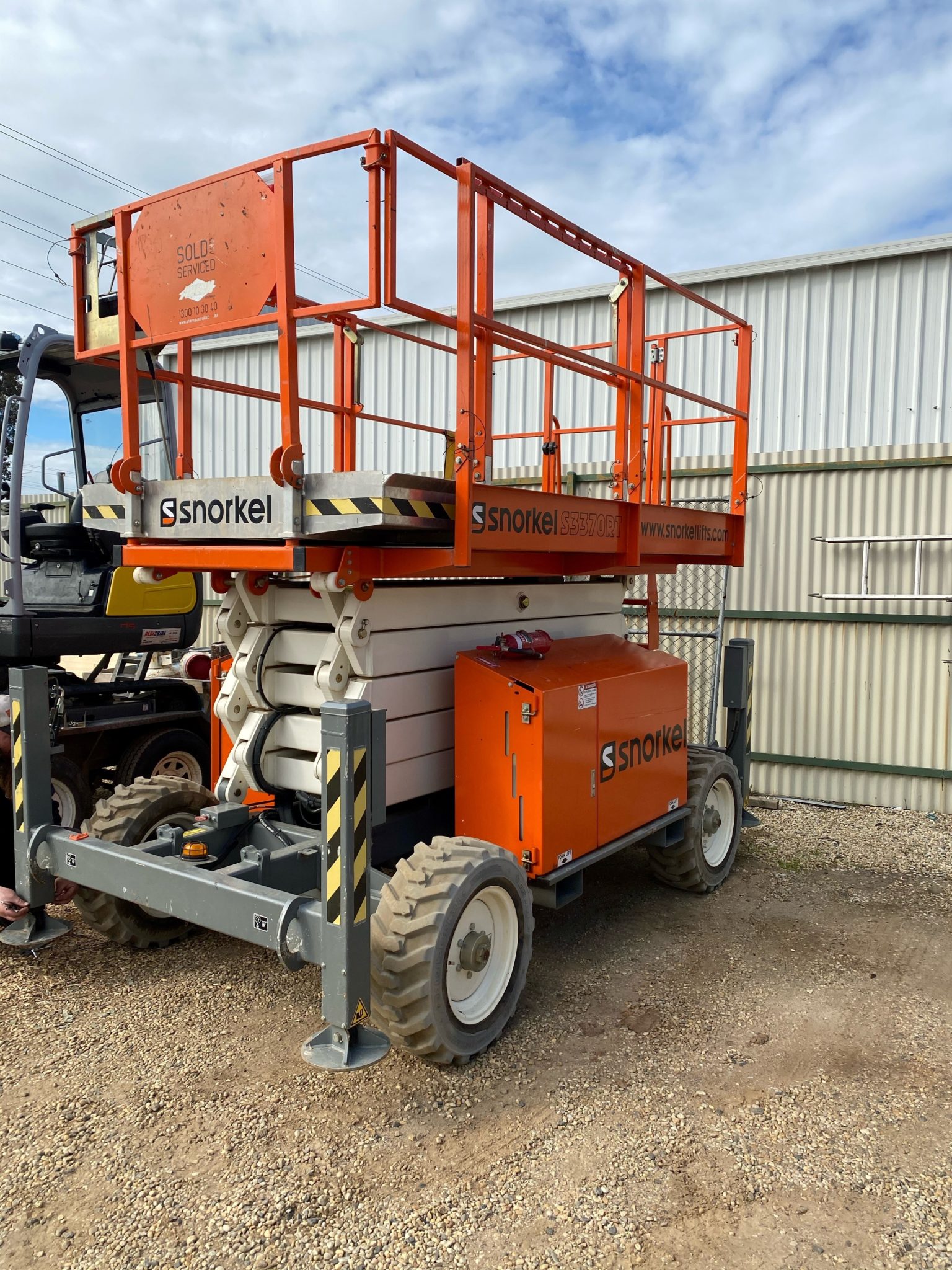 12m All Terrain 4WD Scissor Lift Redi2Hire