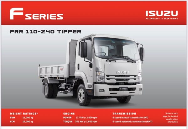 5 Ton Tipper Truck FRR